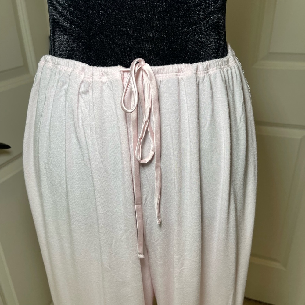 Victoria’s Secret Pink Modal Lace Trim Pajama Set Large (Long) - Picture 6 of 7